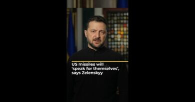 Ukraine’s Zelenskyy says US long-range missiles will ‘speak for themselves’ | AJ #shorts