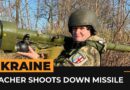 Ukrainian teacher-turned-soldier shoots down Russian missile | #AJshorts