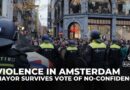 Violence in Amsterdam: Mayor survives vote of no-confidence