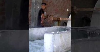 Watch how #fabric waste is turned into #papermaking. #india