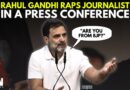 ‘Why Are You Asking BJP’s Questions?’: Rahul Gandhi Gets Furious Over A Journalist | Gautam Adani