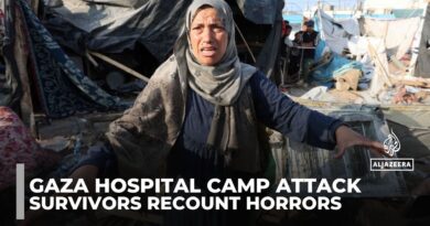 Witnesses recount Israel’s attack on Gaza’s Al-Aqsa Hospital tent camp