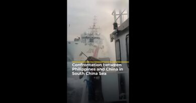 Confrontation between Philippines and Chinese ships in South China Sea | AJ#shorts