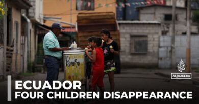 Disappearance of four children in Ecuador sparks public protests