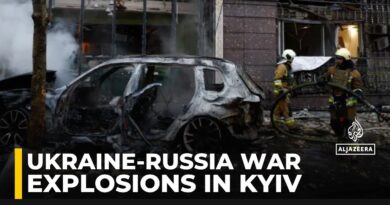 Explosions in Kyiv as Ukraine says missile attack targets capital