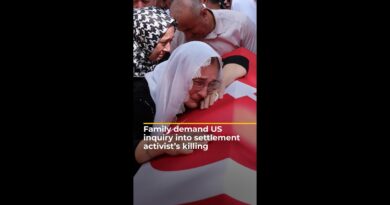 Family of US-Turkish activist killed by Israeli soldiers meet Blinken | AJ #shorts