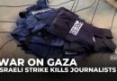 Five journalists killed in Israeli strike near hospital, authorities say