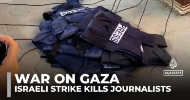 Five journalists killed in Israeli strike near hospital, authorities say