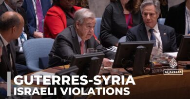 Israel strikes violate Syria’s sovereignty: Guterres