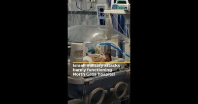 Israeli military attacks barely functioning North Gaza hospital | AJ #shorts