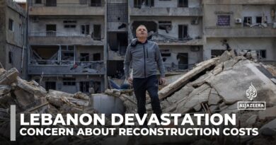 Lebanon devastation: Concern about reconstruction costs