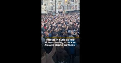 Protests in Syria as ‘old’ video showing attack on shrine surfaces | AJ #shorts