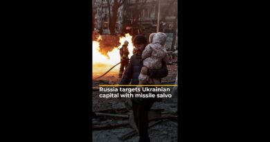 Russia targets Ukrainian capital with missile salvo | AJ #shorts