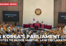 South Korean National Assembly rejects President’s martial law declaration