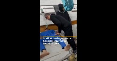 Staff at besieged Gaza hospital injured in Israeli attack | AJ #shorts