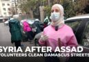 Syria after Assad: Youth volunteers help clean the streets of Damascus