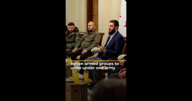 Syrian armed groups to unite under one army | AJ #shorts