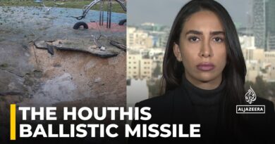 The Houthis in Yemen claim responsibility for a ballistic missile which hit Tel Aviv