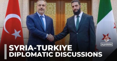 Turkiye FM meets Syria’s new leader, calls for lifting of global sanctions