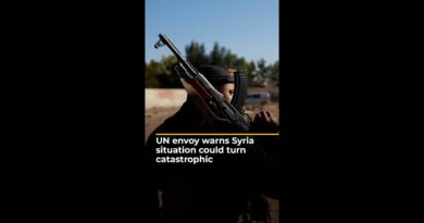 UN envoy warns Syria could collapse into catastrophe without an inclusive transition | AJ#shorts