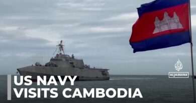 US warship in Cambodia: First visit to the country in nearly a decade