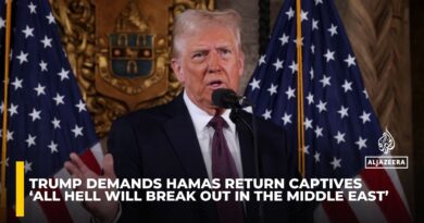 ‘All hell will break out in the Middle East’ if captives are not released: Trump