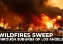 At least two people have been killed as three major: Wildfires sweep through suburbs of Los Angeles