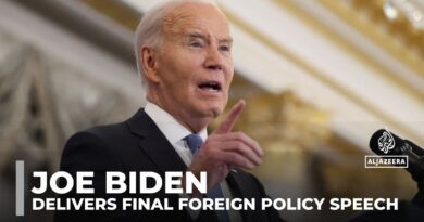 Biden delivers final foreign policy speech as Gaza ceasefire talks continue