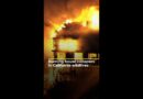 Burning house collapses in California wildfires | AJ#shorts