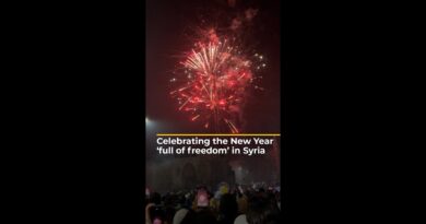 Celebrating New Year on the streets of Damascus, Sarah in Syria | AJ #shorts