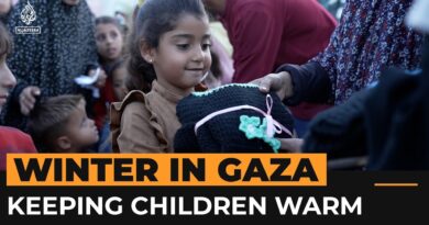 Creating warm clothes for Gaza’s displaced children | Al Jazeera Newsfeed