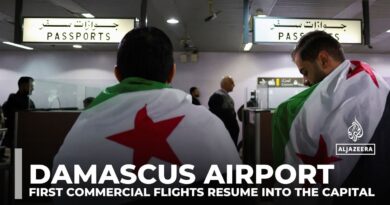 Damascus airport: First commercial flights resume into the capital