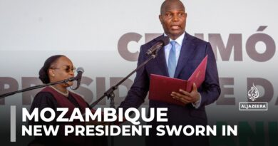 Daniel Chapo sworn in following Mozambique’s disputed presidential election