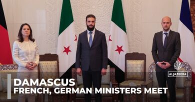 Diplomatic talks in Damascus: French, German foreign ministers meet with new leader