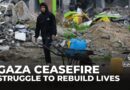 Displaced families in Gaza struggle to rebuild lives amidst rubble and harsh winter