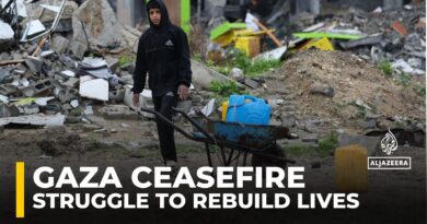 Displaced families in Gaza struggle to rebuild lives amidst rubble and harsh winter