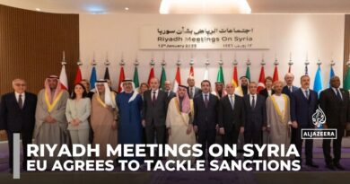 EU agrees to tackle Syria sanctions as Western, Arab leaders meet in Riyadh