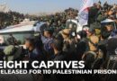 Exchange deal: Eight captives released for 110 Palestinian prisoners