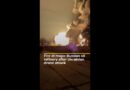 Fire at major Russian oil refinery after Ukrainian drone attack | AJ #shorts