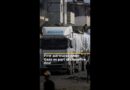 First aid trucks enter Gaza on Day 1 of ceasefire deal | AJ#shorts