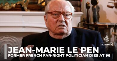 Former French far-right politician Jean-Marie Le Pen dies at 96