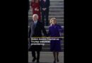 Former US President Biden leaves Capitol as Trump assumes presidency | AJ#shorts