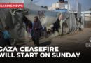 Gaza ceasefire deal to come into effect at 6:30 am GMT on Sunday