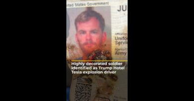 Highly decorated US soldier identified as Trump Hotel Tesla explosion driver | AJ#shorts