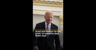 Israel and Hamas “on the brink” of ceasefire deal, Biden says | AJ #shorts