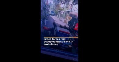 Israeli forces use ambulance to raid occupied West Bank | AJ#shorts