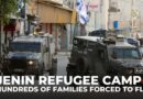 Jenin refugee camp under attack: Hundreds of families forced to flee