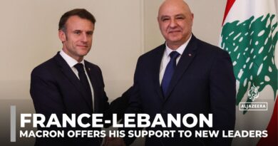 Macron in Lebanon: French president offers his support to new leaders