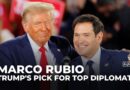 Marco Rubio, Trump’s pick for top diplomat, faces senate confirmation hearing