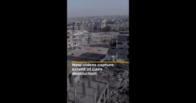 New videos capture extent of Gaza destruction | AJ #shorts